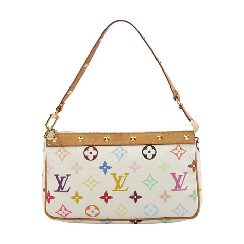 louis vuitton white pochette.